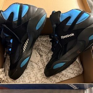 Shaquille Oneil Reebok Pump Black and White Label